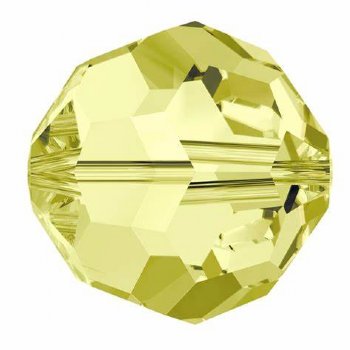 10 6mm Round Swarovski Beads - Jonquil