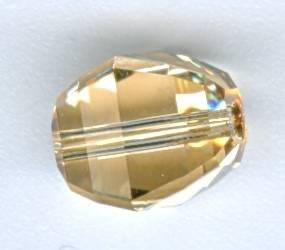 1 8mm Golden Shadow Swarovski Lucerna Bead