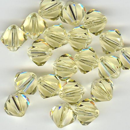 10 8mm Jonquil Bicone Swarovski