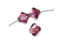 10 8mm Amethyst Blend Bicone Swarovski