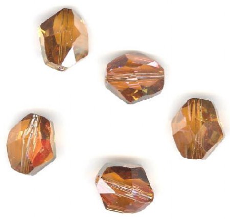 1 12mm Crystal Copper Swarovski Cosmic Bead