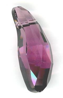 1 28mm Amethyst Aquiline Swarovski Bead