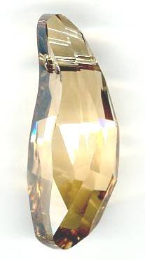 1 28mm Crystal Golden Shadow Aquiline Swarovski Bead