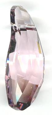 1 28mm Light Amethyst Aquiline Swarovski Bead