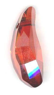1 28mm Red Magma Aquiline Swarovski Bead