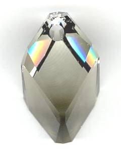 1 22mm Swarovski Black Diamond Cubist Pendant