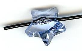12mm Swarovski Light Sapphire Star Bead