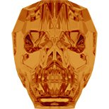 13mm Swarovski Sun Skull Bead