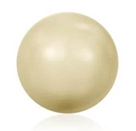 10 10mm Light Gold Swarovski Pearls
