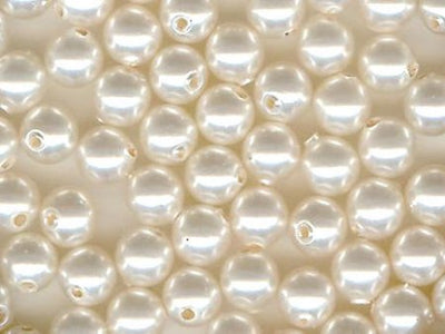 25 4mm Cream Rose Swarovski Pearls
