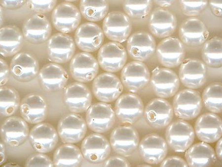 25 4mm Cream Rose Swarovski Pearls