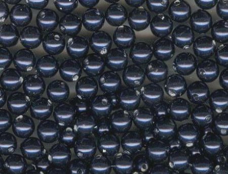25 4mm Night Blue Swarovski Pearls