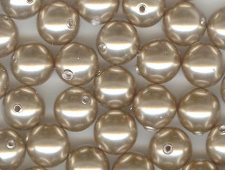 25 6mm Bronze Swarovski Pearls