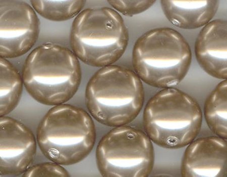 10 12mm Bronze Swarovski Pearls