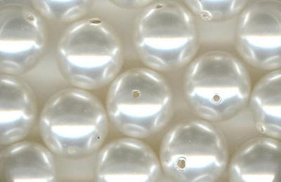 10 10mm White Swarovski Pearls