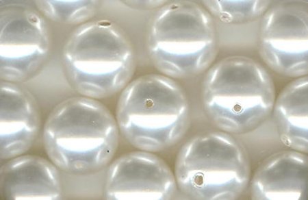 10 10mm White Swarovski Pearls