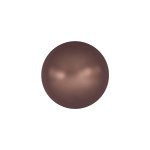 25 8mm Velvet Brown Swarovski Pearls