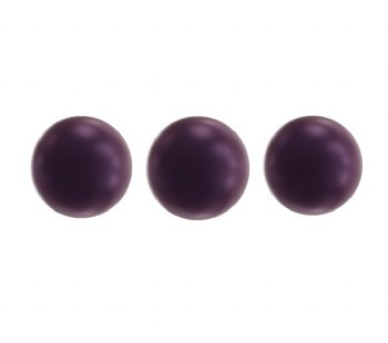 25 6mm Elderberry Swarovski Pearl Beads