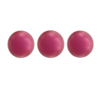 25 8mm Mulberry Pink Swarovski Pearl Beads