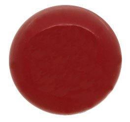 1, 16mm Red Coral Swarovski Coin Pearl Bead