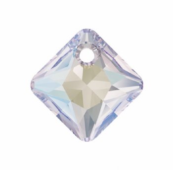 1, 9mm Crystal Shimmer Princess Cut Swarovski Pendant