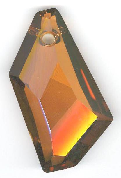 1 50mm Swarovski Crystal Copper De-Art Pendant