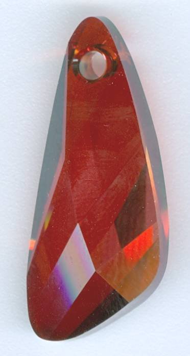1 27mm Swarovski Red Magma Wing Pendant