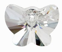 1 18mm Crystal Moonlight Swarovski Butterfly Pendant