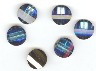 1 14mm Bermuda Blue Vintage Swarovski Pagoda