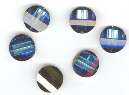 1 14mm Bermuda Blue Vintage Swarovski Pagoda