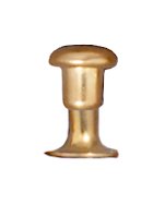 Pack of 5, 4mm Gold TierraCast Compression Rivets