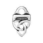 1, 18.7x11mm Antique Silver TierraCast Celtic Flat End Link Decorative Rivet