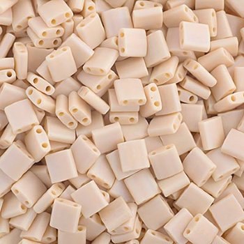 TL0493FR 5.2 Grams Opaque Matte Payapa Whip AB Two Hole Miyuki Tila Beads