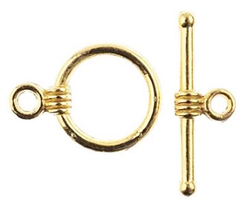 9 Sets of 11mm Gold Plated Toggles