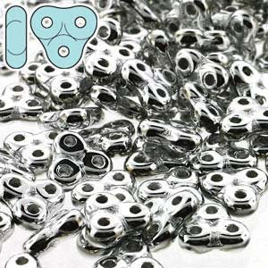 5g of 6x6mm Full Labrador Coat Czech Glass Trinity Beads