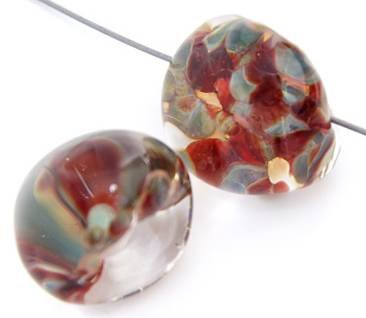 1 15mm Unicorne Enigma Jumbo Teardrop Bead (22133)