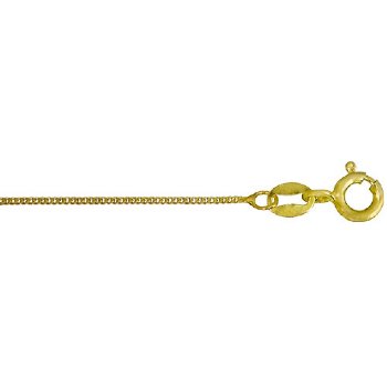 18 inch, .9mm Vermeil Curb Chain