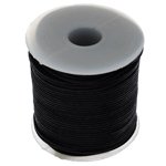 50 Meters of 1mm Black Waxed Cotton Cord