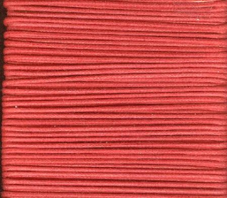 10 Meters of 1.5mm Red Waxed Cotton Cord