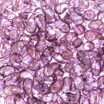 25, 8x5mm Crystal Vega RIGHT Two Hole Zoliduo Beads